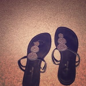 Montego Bay Club Black Sandals